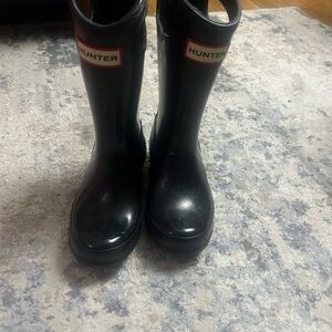 Hunter Kids Classic Black Rain Boots